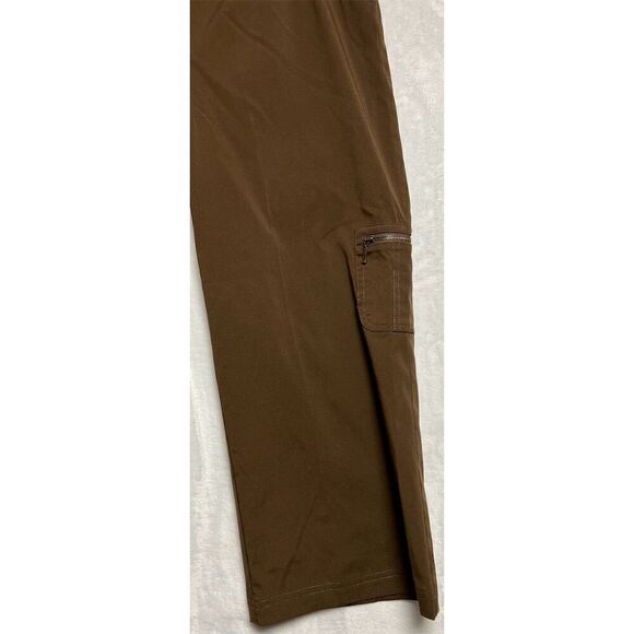 Additions by Chico's Women's Brown Capri Pants Elastic Waist Zip Pocket Size 0 - Picture 4 of 8